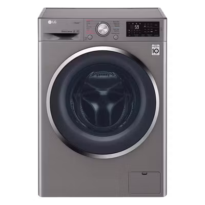 LG 8.00 Kg F4J5TNP7S Front Loading Washing Machine Silver
