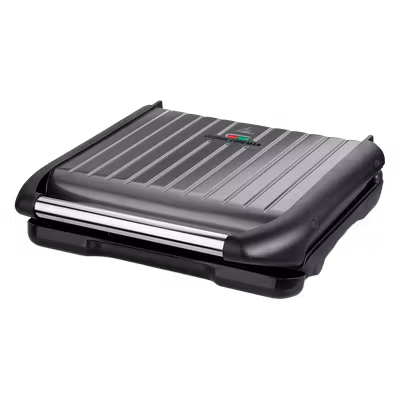 George Foreman Large Fixed Plates Non-Stick Steel Grill 25051 1850W
