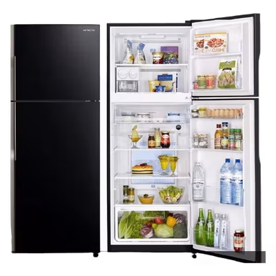 Hitachi 230 Ltr R-H330PUC7-BBK Top Mount Refrigerator