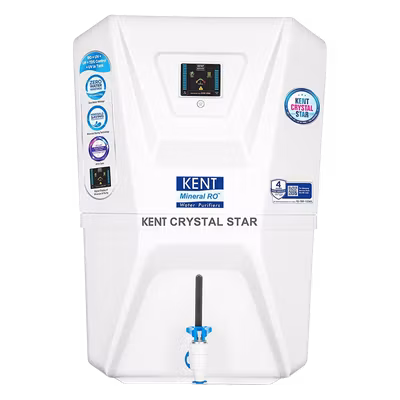 Kent Crystal Star RO+UV+UF+TDS Water Purifier (White)