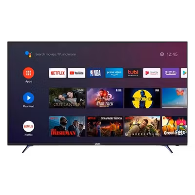 VISTA 65 Inch VF65UHDVC-FDVB 4K Android Smart Television With Wall Mount