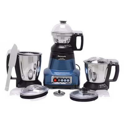 Panasonic MX-AE375 3 Jars Black Mixer Grinder