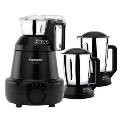 Panasonic MX-GE3750 3 Jars Black Mixer Grinder