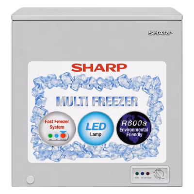 Sharp 110 Ltr SJC128-GY Chest Freezer