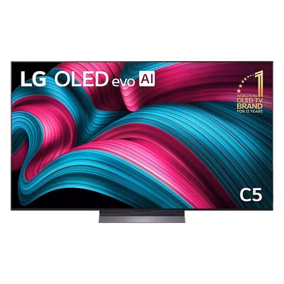LG 65 inch OLED65C56LA OLED evo AI C5 4K Smart TV