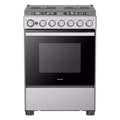 Sharp GN-SM6057B-SS3 60X60 4 Burner Gas Hob With Oven