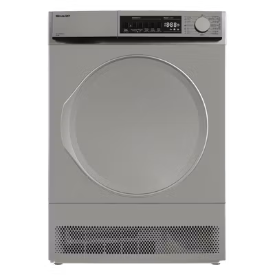 Sharp 9.00 Kg KD-FCS910DZ-S Condenser Dryer Machine Silver