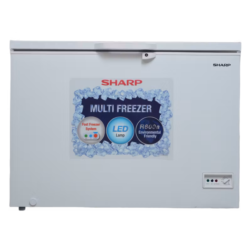 Sharp 282 Ltr (Net) 310 Ltr (Gross) SJC318-WH Chest Freezer
