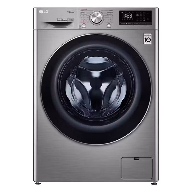 LG 9.00 Kg F4R5VYL2P (Silver) Front Loading Washing Machine