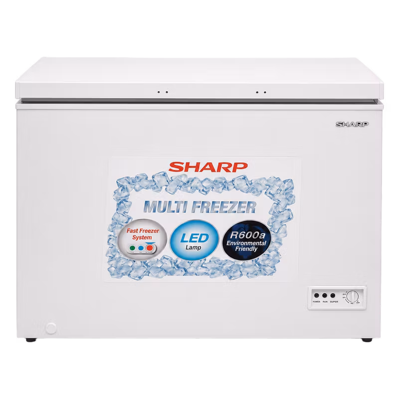 Sharp 190 Ltr (Net) 220 Ltr (Gross) SJC218-WH Chest Freezer