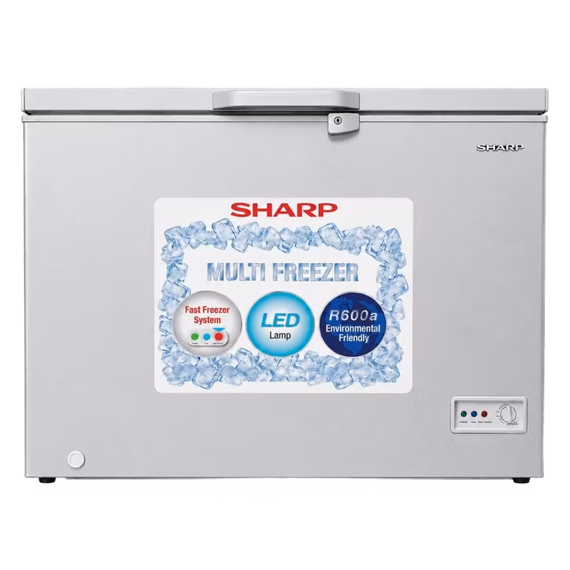 Sharp 282 Ltr (Net) 310 Ltr (Gross) SJC328-GY Chest Freezer
