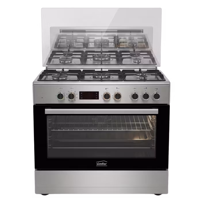 Simfer 9060EO 90x60 5 Burner Gas Hob With Electric Oven