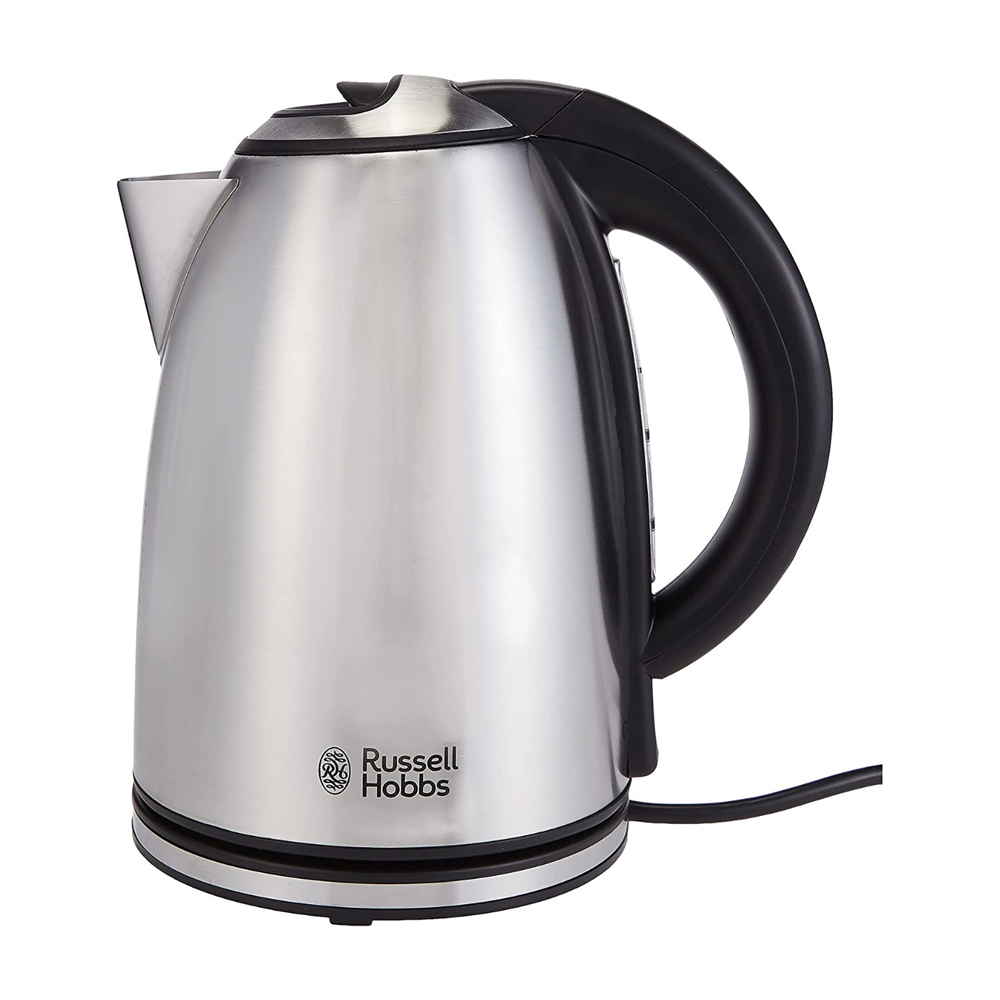 Russell Hobbs Henley Brushed Kettle (23600), Silver, 1.7 Litre