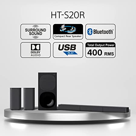 Sony Dolby Digital Bluetooth Soundbar (HT-S20R/ZAF1)
