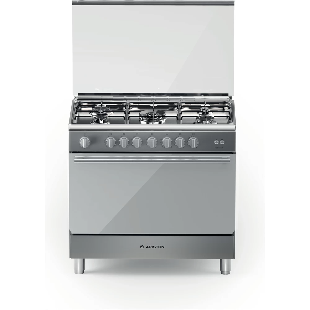 Ariston 5 Burner Gas Cooker with Oven (BAM951EGSM)