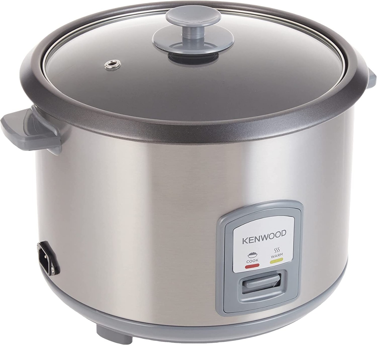 Kenwood Rice Cooker with Steamer, RCM71.000SS, 2.80 LTR