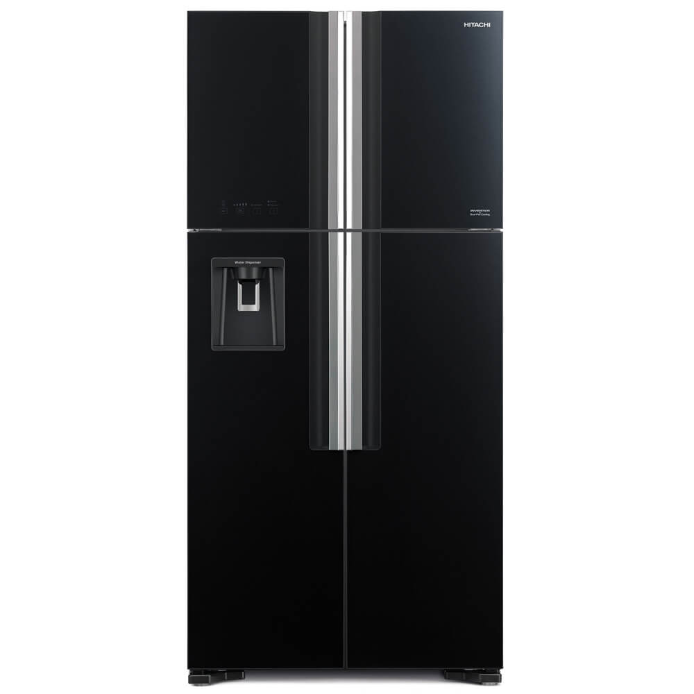 Hitachi 540 Ltr R-W690P7PB-GBK French Door Refrigerator
