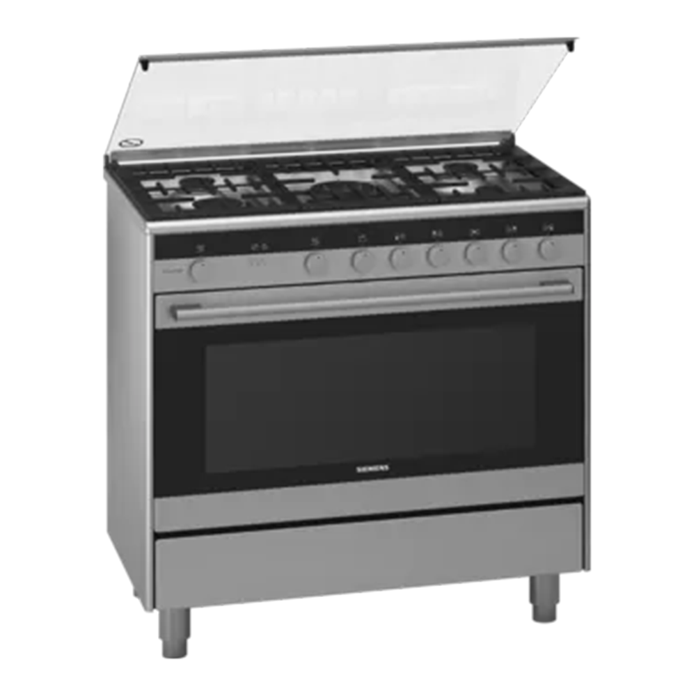 Siemens Gas Cooker With Oven (HG73G8357M) 5 Burner