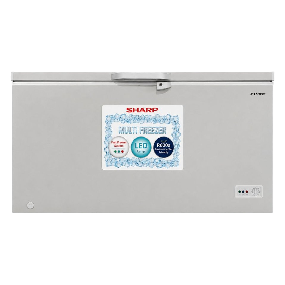 Sharp 435 Ltr (Net) 510 Ltr (Gross) SJC528-GY Chest Freezer