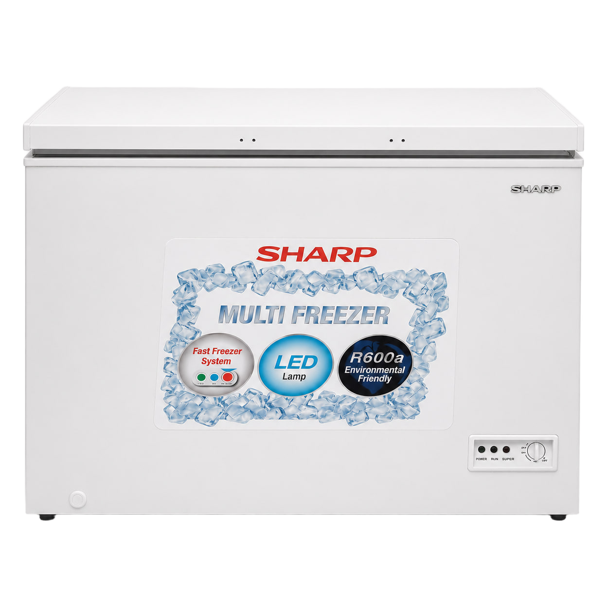 Sharp 190 Ltr (Net) 220 Ltr (Gross) SJC218-WH Chest Freezer