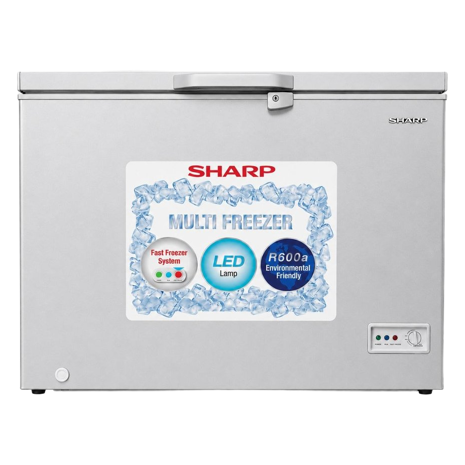Sharp 282 Ltr (Net) 310 Ltr (Gross) SJC328-GY Chest Freezer
