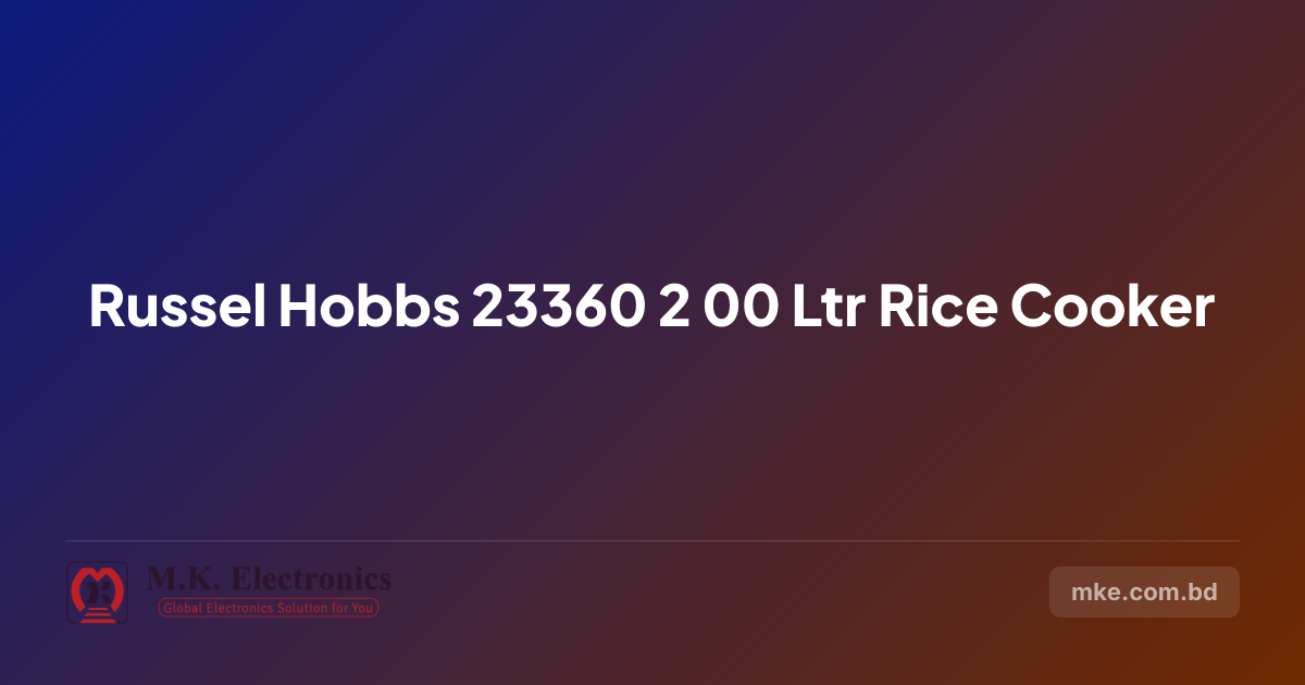 Buy Russell Hobbs 23360 2L Rice Cooker | M.K. Electronics | M.K ...